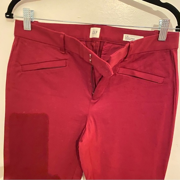 GAP Burgundy (not red) Office Style Trousers Skinny Ankle Size 8 R Brand New - Picture 3 of 10